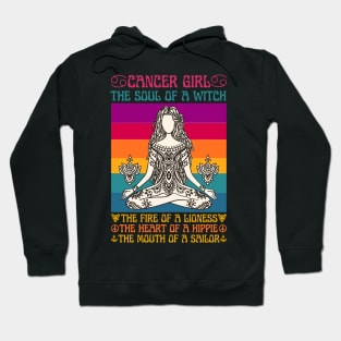 Cancer Girl Facts Cancer Girl Astrology Sign Hoodie